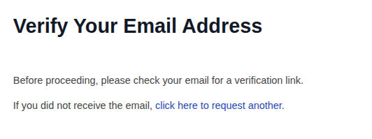 Email Verification